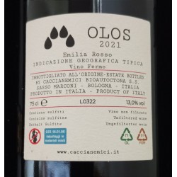 Vino Olos Rosso, Azienda Caccianemici in Emilia-Romagna