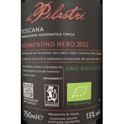 I PILASTRI 2022  VERMENTINO NERO  "FRANCESCA PASCALE" Toscana"