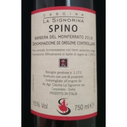 Vino Rosso Spino 2018 Cascina La Signorina Piemonte, Enoteca Vagabonda