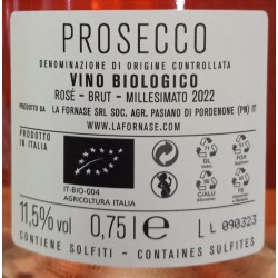 PROSECCO ROSÉ "LA FORNASE" Friuli Venezia Giulia