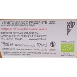 Bianco Frizzante Gargabella 2019, Azienda Elvira in Veneto